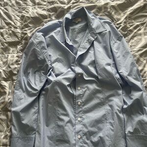 Women’s Loose Fitted Light Blue Shirt